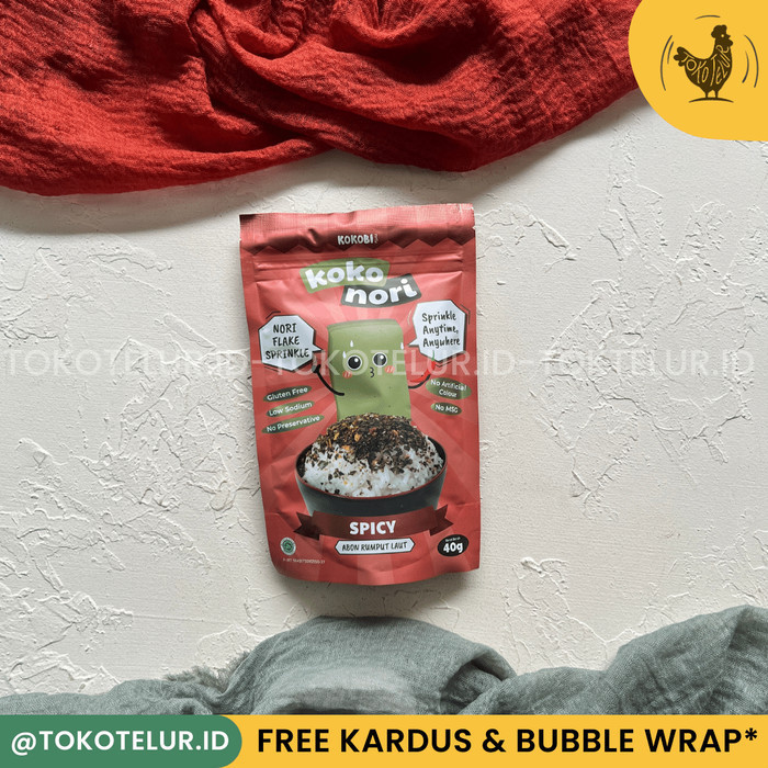 

HEMAT! KOKOBI KOKONORI - Abon Rumput Laut NO MSG Sehat Praktis Tanpa Pengawet - NORI Spicy