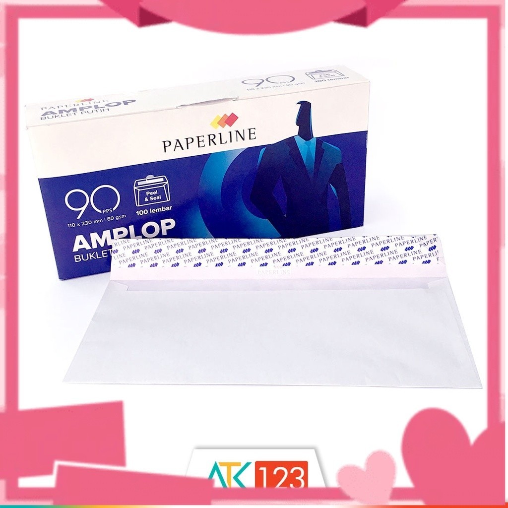 

Amplop Putih Paperline 90 PPS Uk. 110 x 230 mm