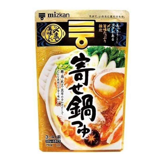 

Mizkan Yose Nabe Straight Type / Soup Base for Hot Pot 750 GR