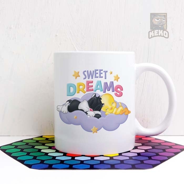 Mug Keramik Baby Sylvester and Tweety Sweet Dreams Keko