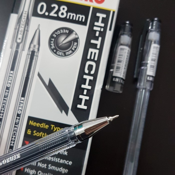 

promo ✨ -PULPEN KENKO HI-TECH 0.28mm HITAM (PER LUSIN)