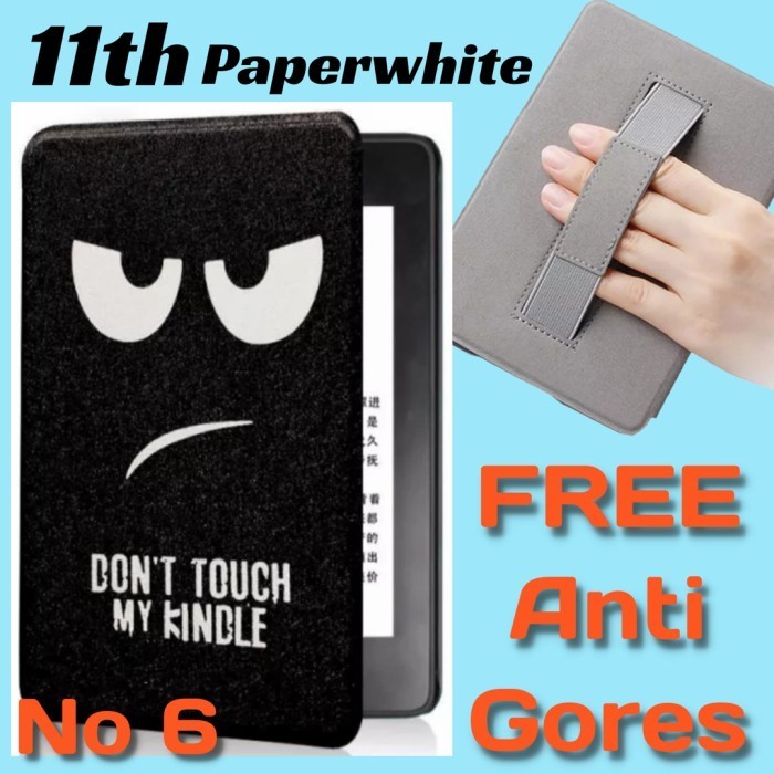

Smart Case Kindle Paperwhite 11th 2021 Casing Handstrap Cover Hard - No 6, TANPA AntiGores