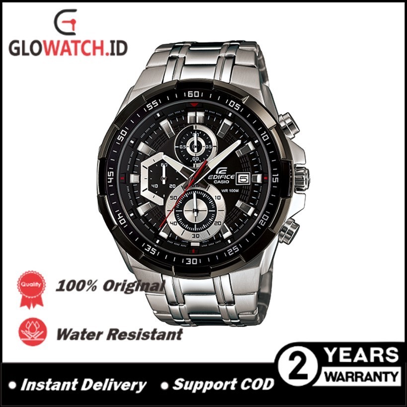 [Promo] Jam Tangan Pria Edifice EFR-539D-1AV / EFR539D-1AV Stainless Steel Original Casio (Garansi 2