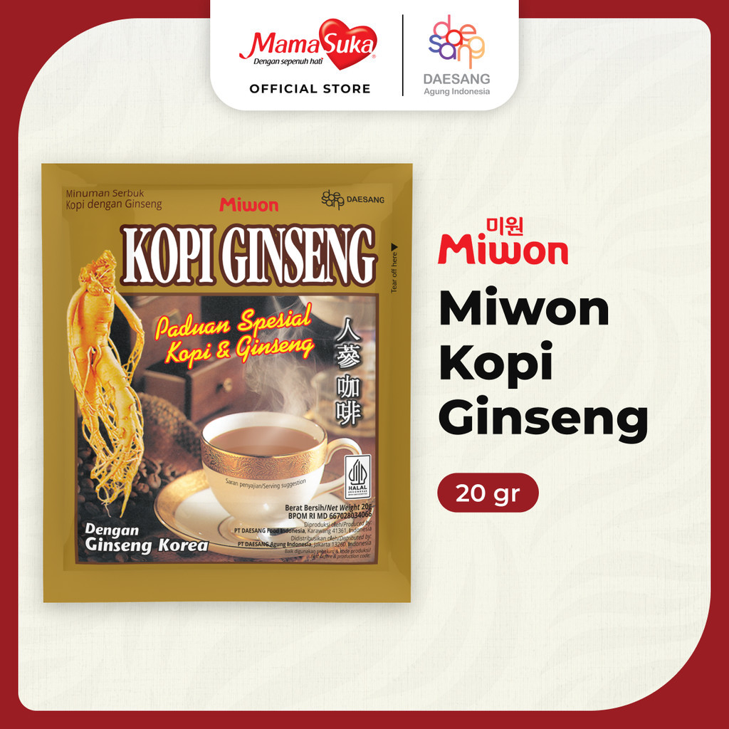 

Miwon - Kopi Ginseng 20 gr (1 pcs)