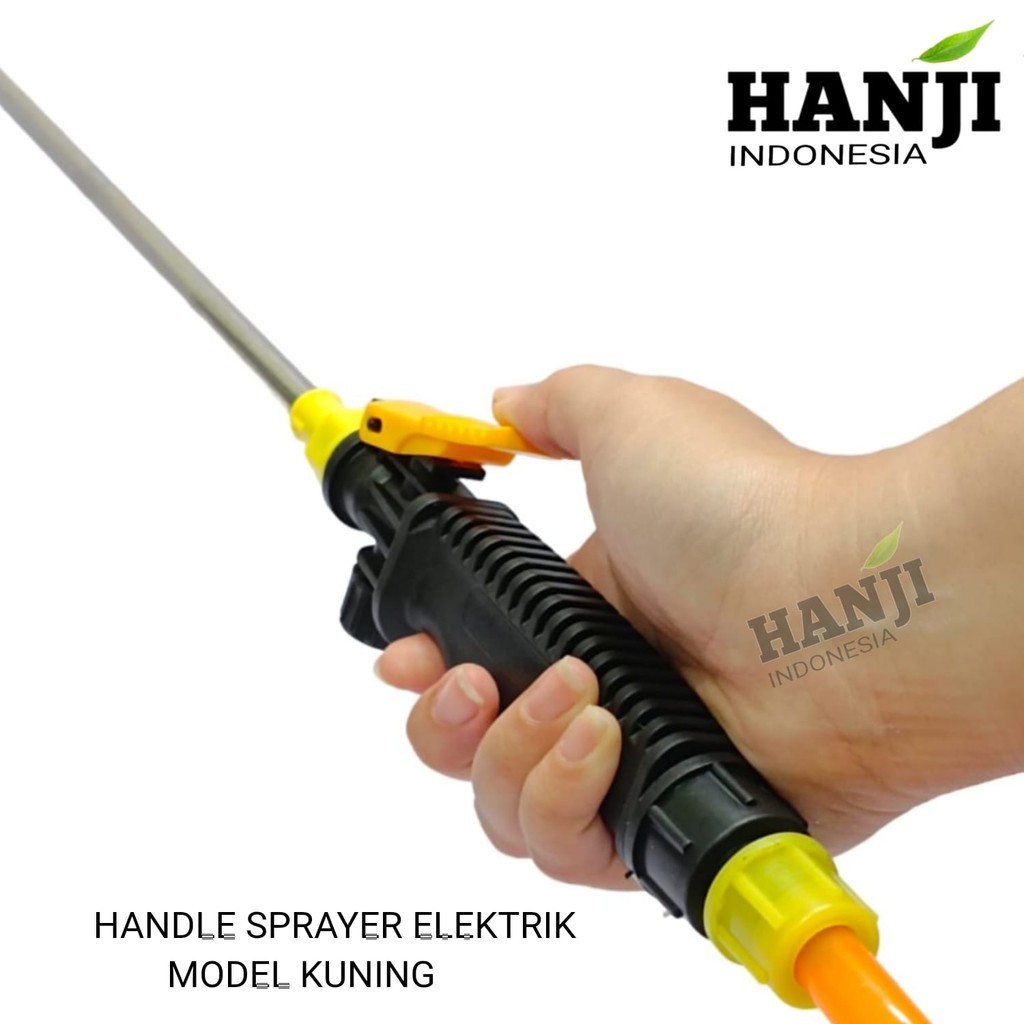 Handle Sprayer Elektrik Kepala Kuning