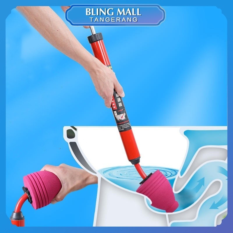 Alat Penyedot WC Mampet Tersumbat / Pompa Anti Sumbat Saluran Air Alat Pompa WC Jongkok Mampet