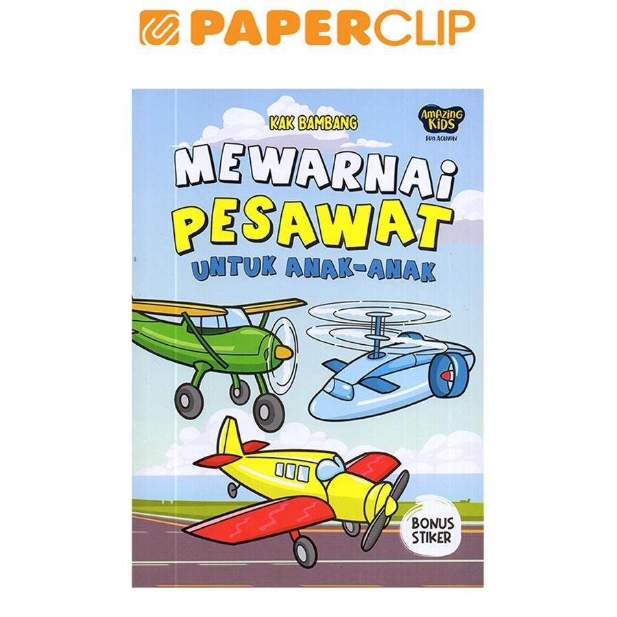 

BUKU MEWARNAI PESAWAT UNTUK ANAK-ANAK