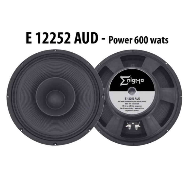 Speker 12 inch Enigma NVN 12252 AUD 600 Watt FullRange