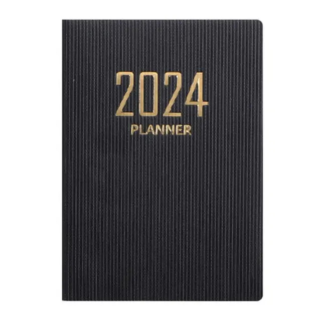 

MINKYS Buku Catatan Harian 2024 Kulit PU Notebook Planner 365 Days A7 - MK24