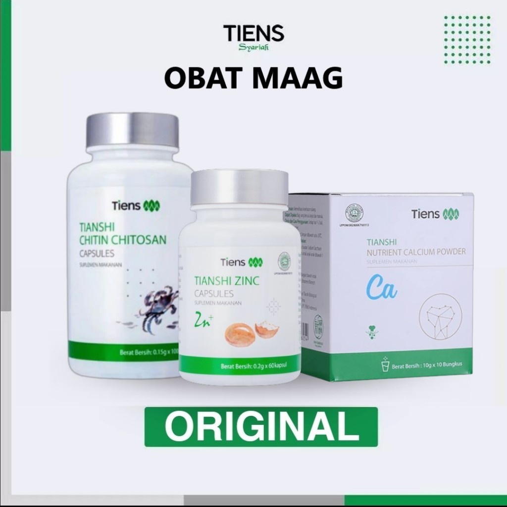 Obat China Maag Gerd dan Asam Lambung Chitin chitosan, Zinc, Calsium obat herbal dari China fitoarma