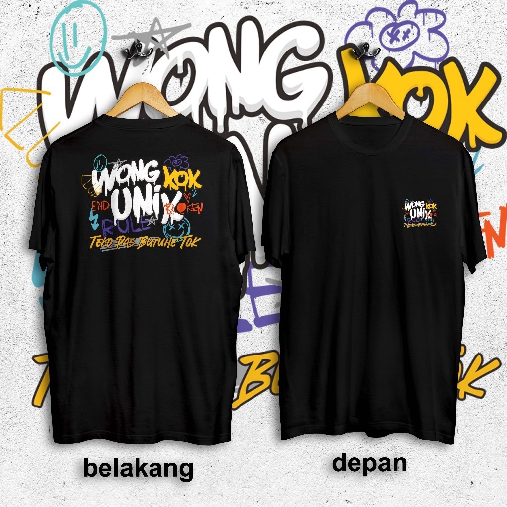 WONG KOK UNIK  TEKO PAS BUTUHE TOK BAJU KAOS PRIA WANITA KAOS KATA SINDIRAN ATASAN LAKI PEREMPUAN MU