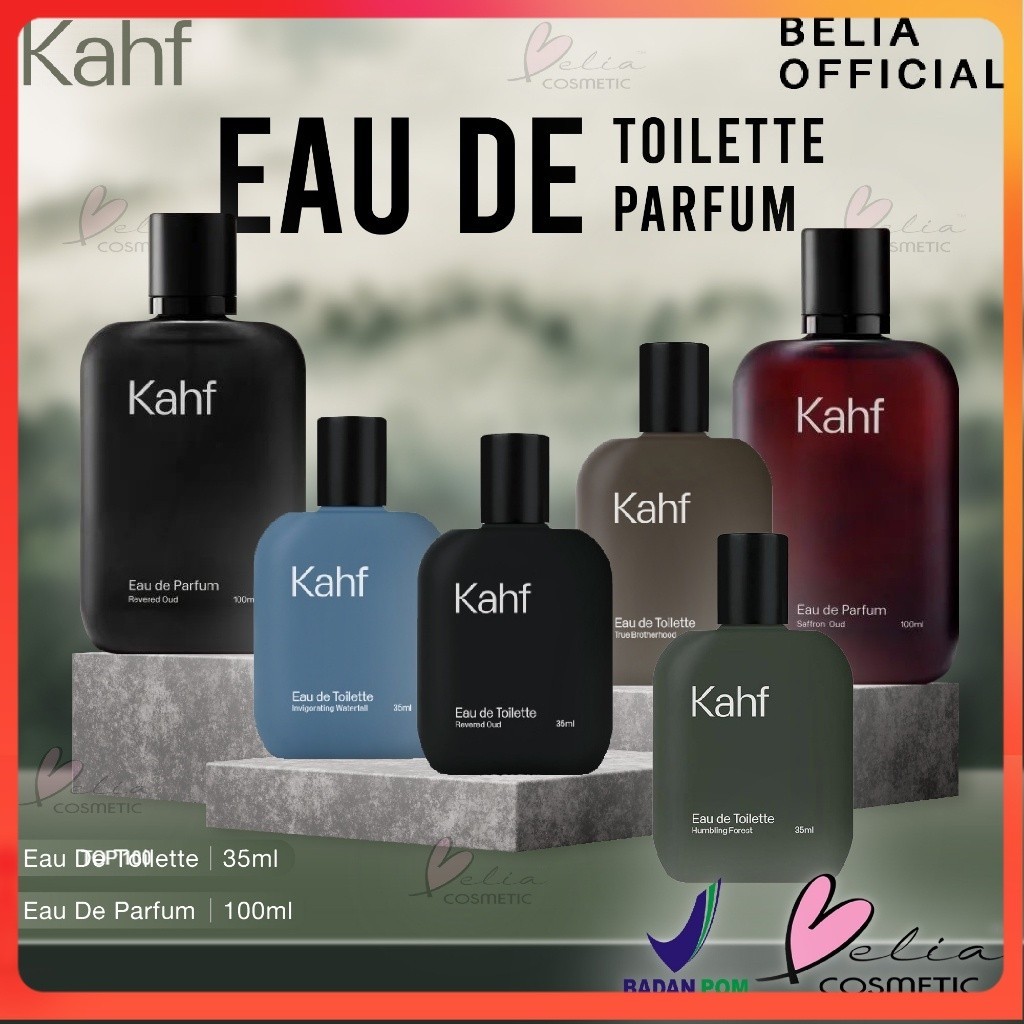 [MDP] KAHF EAU DE TOILETTE & EAU DE PARFUM | PARFUM LAKI-LAKI | REVERED OUD | TRUE KAHF EAU DE TOILE