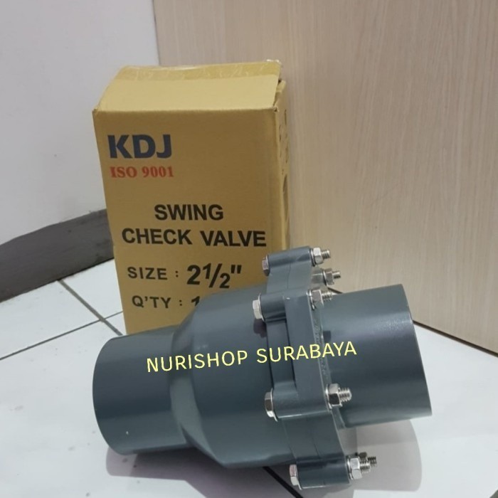 Check Valve 2,5 inch Kdj swing Checkvalve pvc 2,5 2.5" inch tabok