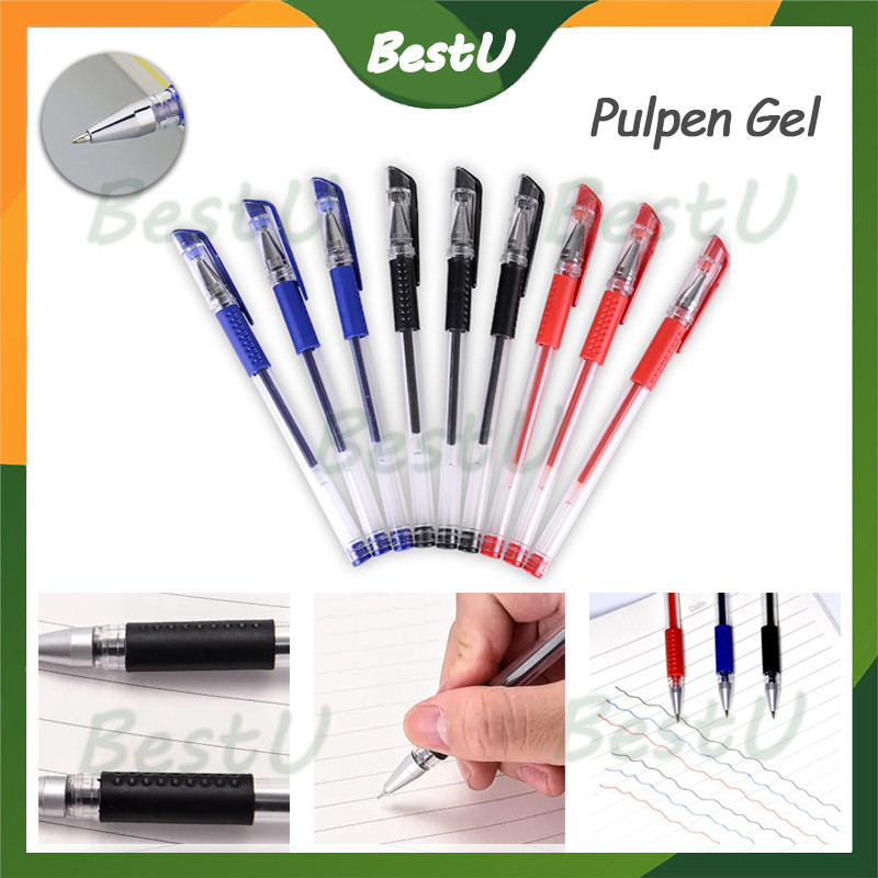 

5pcs Pulpen Gel 0.5mm /Bolpen Standard Pena /Pen Alat Tulis Gel Tebal 0.5 MM /Pulpen Gel 0.5mm /Bolpen Pena Pen Alat Tulis Gel Tebal 0.5 MM
