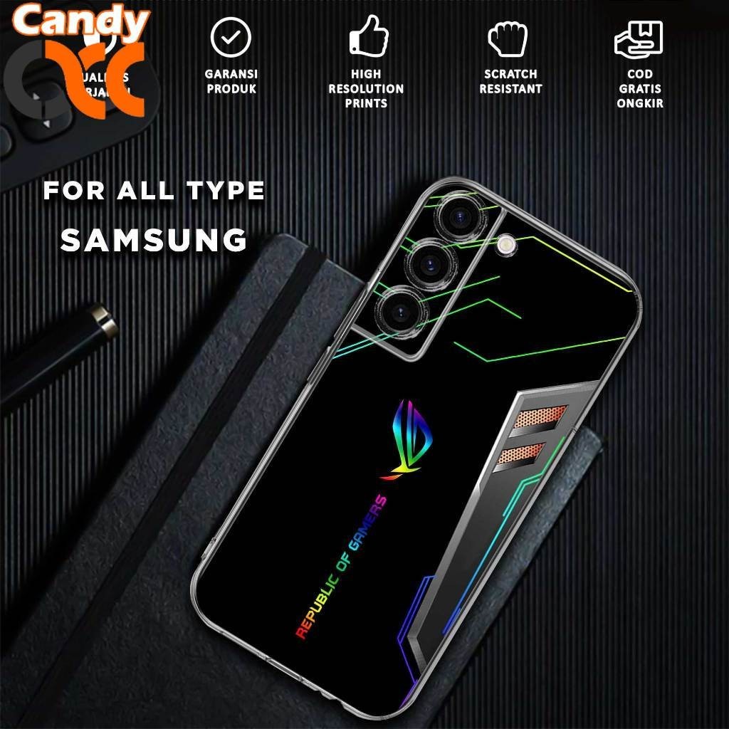 Case SAMSUNG M14 M20 M21 M22 M23 M31 M32 M33 M53 Motif [ROG] - Casing Hp - Terlaris Murah Clear Case