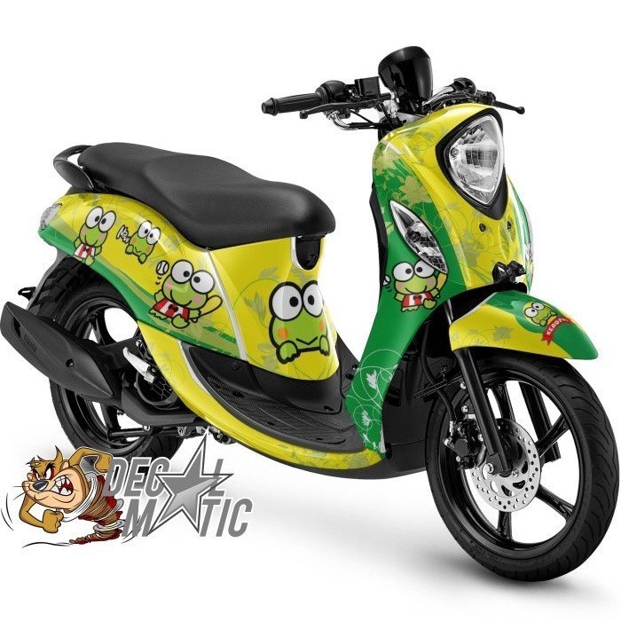 Sticker Fino Full body + Decal Dashboard Fino Karbu 115 / FI 125  Premium Sporty Keroppi