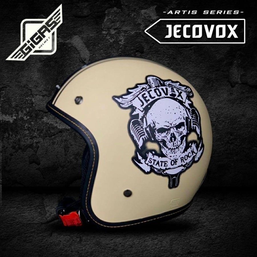 HELM RETRO GIGAS X JECOVOX CREAM DOFF