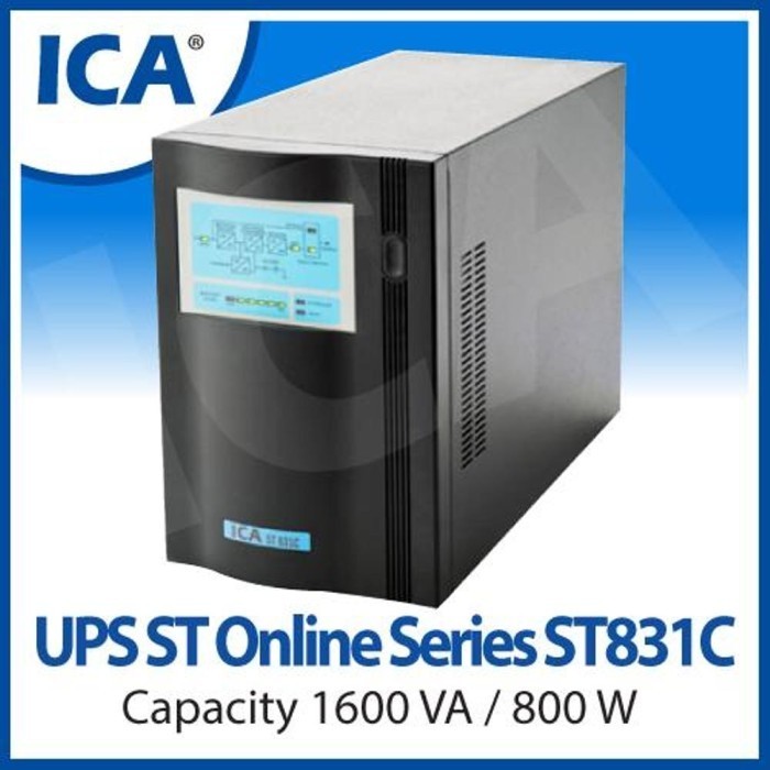 UPS Online ICA ST 831C 1600 VA 800 Watt Wifi Server Pure Sinewave