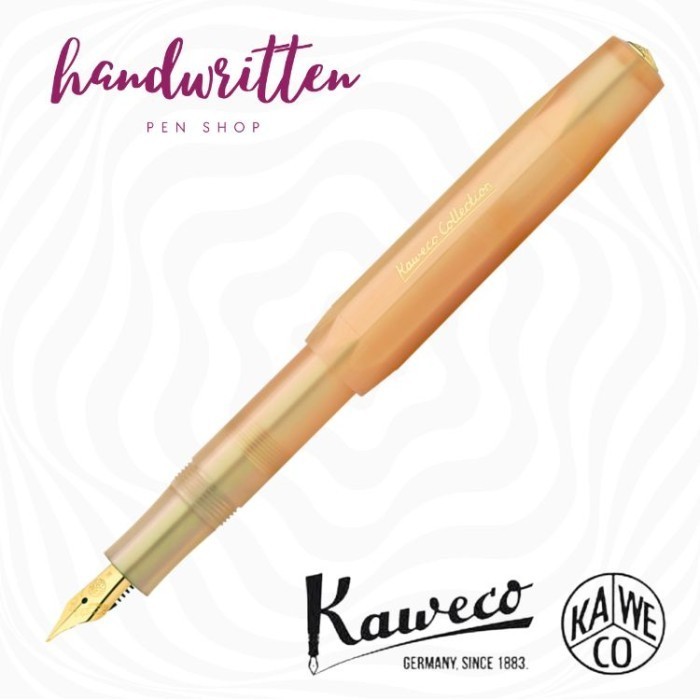 

promo ✨ -KAWECO Sport Collection Fountain Pen - Apricot Pearl, Fine