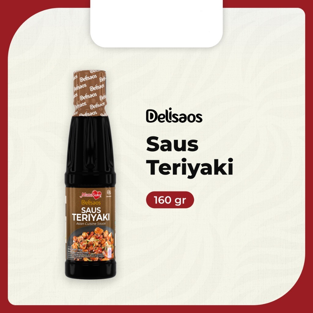 

✨ TOMOTOSTORE ✨ MAMASUKA Delisaos Saus Teriyaki 160 gr Saus Masakan Asia / Asian Cuisine Sauce
