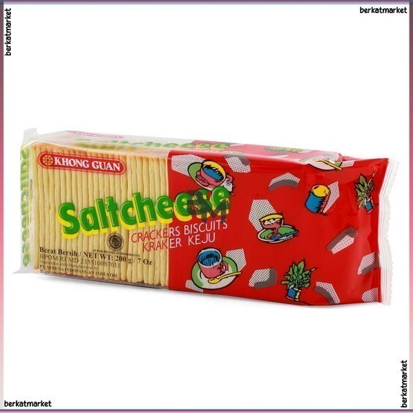 

Khong Guan Saltcheese Crackers Saltcheese Combo Wafer Crackers 200gr