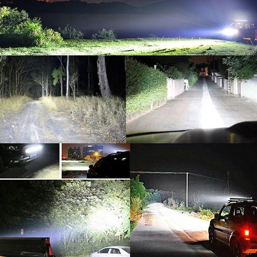 Lampu LED Cree Light Bar Sorot Tembak Slim 7Inch / 14Inch / 20Inch Offroad DRL Super Terang WorkLigh