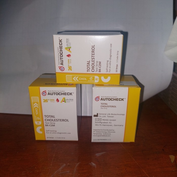 strip Autocheck cholesterol / Autochek cholesterol