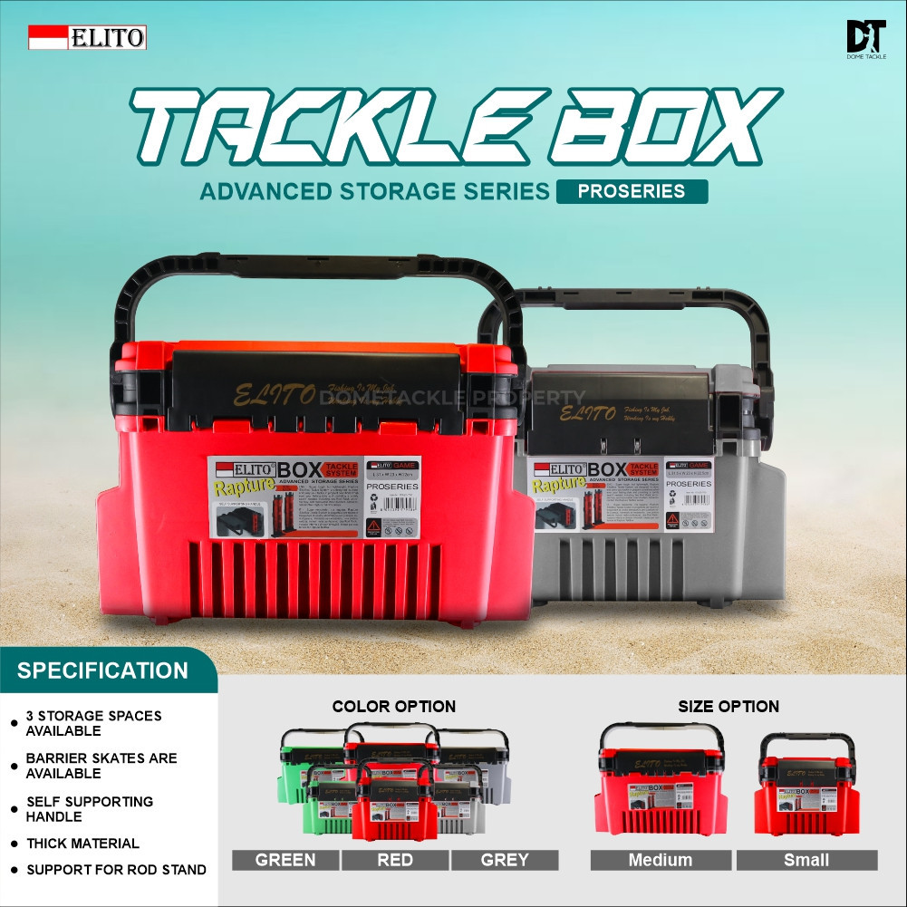 Box Pancing Elito Small Medium Tackle Box Mebao 705 707 Kotak Pancing 6 12 L Waterproff Polypropylen