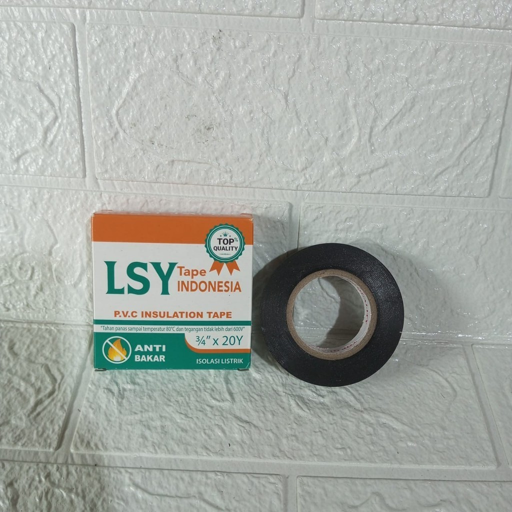 

Isolasi Kabel Hitam Solasi Listrik Pvc Insulation Lsy Tape Ori Cho Lakban Kabel Listrik