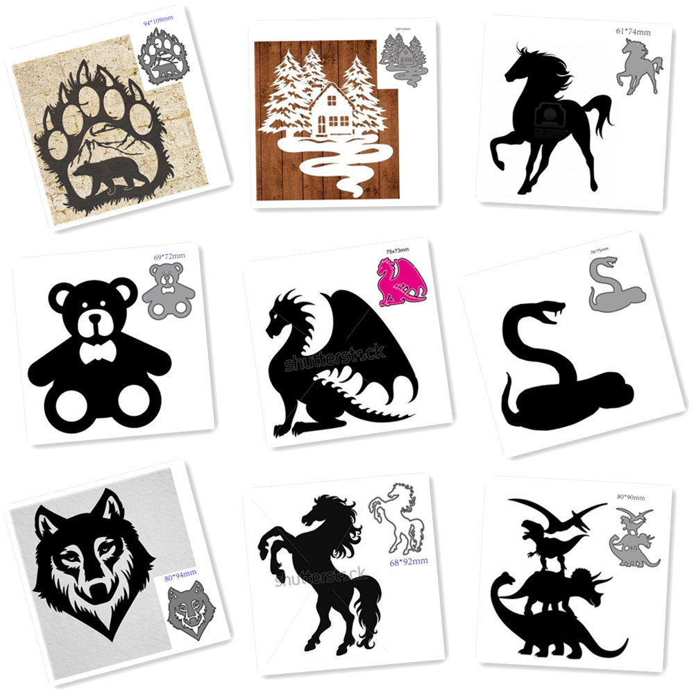 

Metal Cutting Dies Decoration Scrapbook Paper Craft Knife Mould Blade Punch Stencils