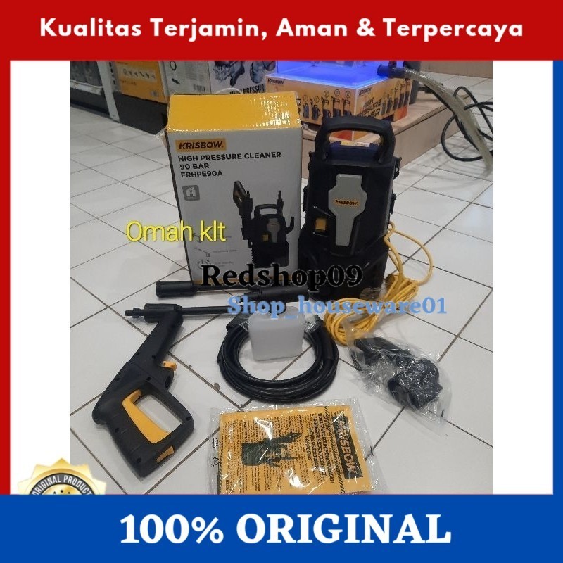 Krisbow High Pressure Water Jet Pump 100 Bar Alat Cuci Mobil Motor Dll/High Pressure