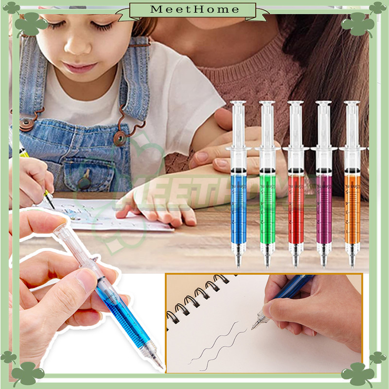 

Pulpen Jarum Suntik Lucu/Pena Ballpoint Tabung Suntik/Pulpen Suntik/Pena Alat Tulis Anak Sekolah