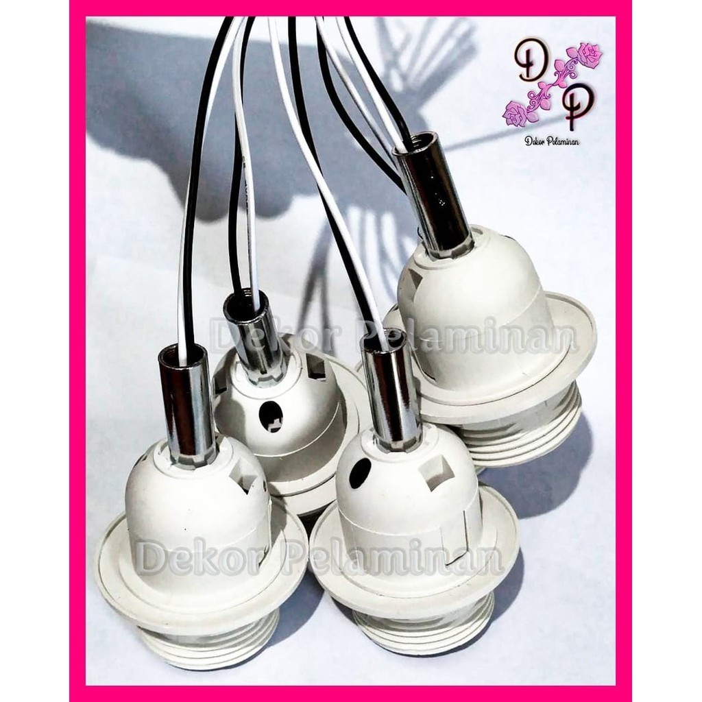 COD FITTING LAMPU UNTUK PIPA ELASTIS MURAH - HIAS LAMPU DEKORASI PELAMINAN