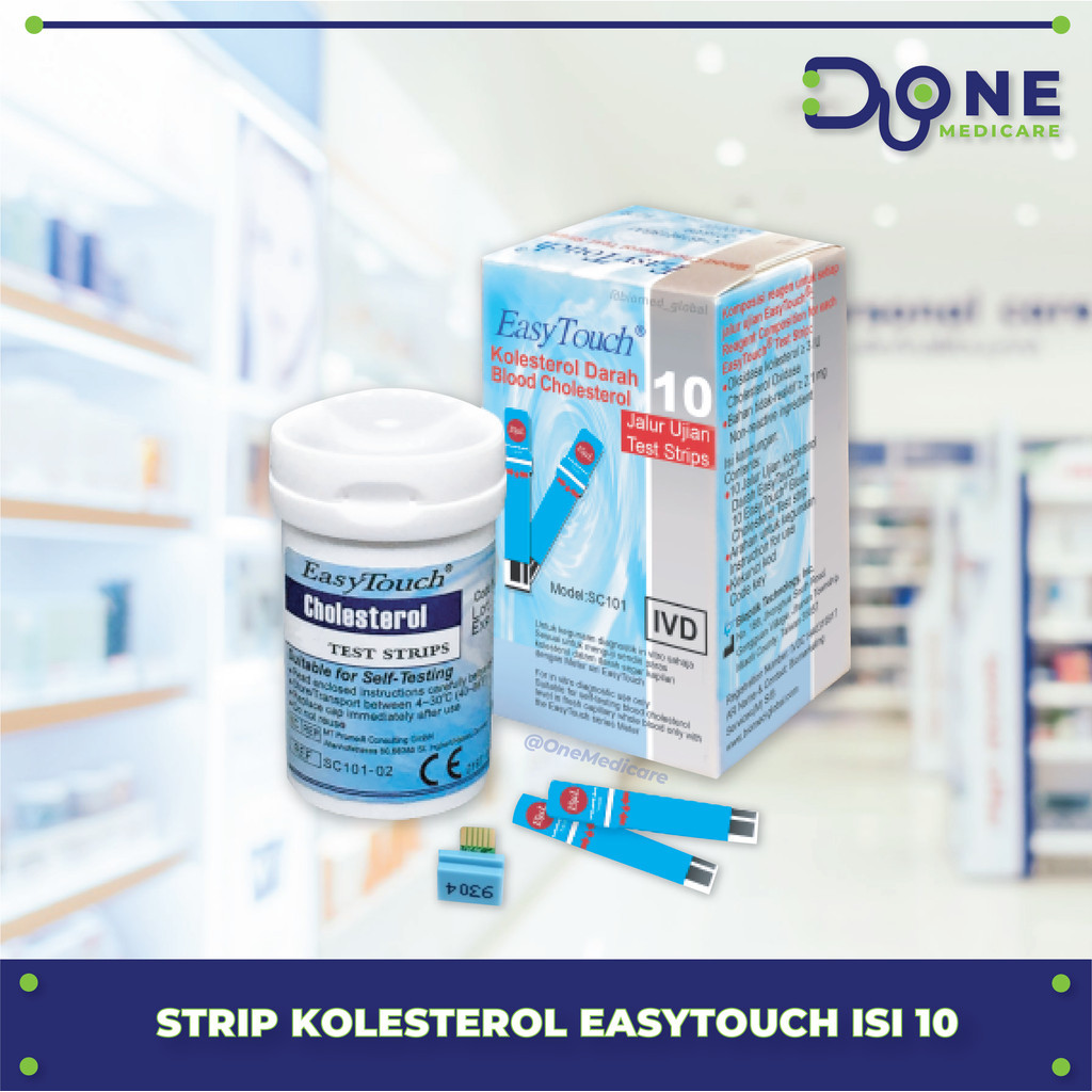 Strip Kolesterol Easy touch Stik Kolesterol Easy touch