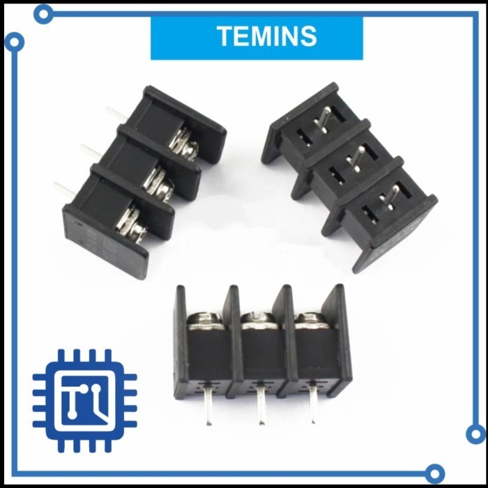 Terminal Blok KF25 Pitch 9.5 mm Terminal Blok Hitam PCB Terminal blok besar - 2,3,4 Pin