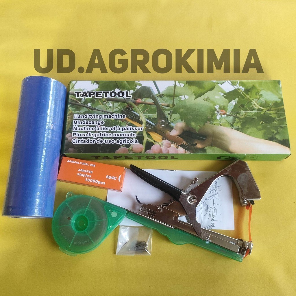 

TAPETOOL 1 PAKET 1 ROLL PITA 20PCS 1 BUAH STAPLES ISI 1000PCS