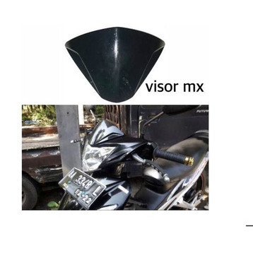 visor windshield motor yamaha mx old new original standar black import standart original
