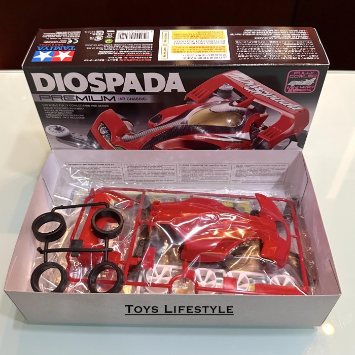 Mainan Rakit Mobil Tamiya Mini 4WD - Diospada (ORIGINAL)
