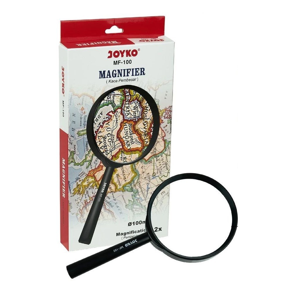 

Kaca Pembesar / Lup 100 mm - Joyko Magnifier Glass MF-100