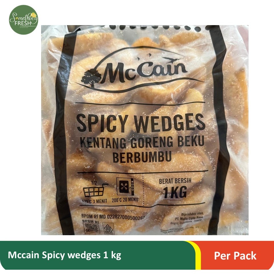 

McCain Spicy Wedges 1 Kg Per Pack