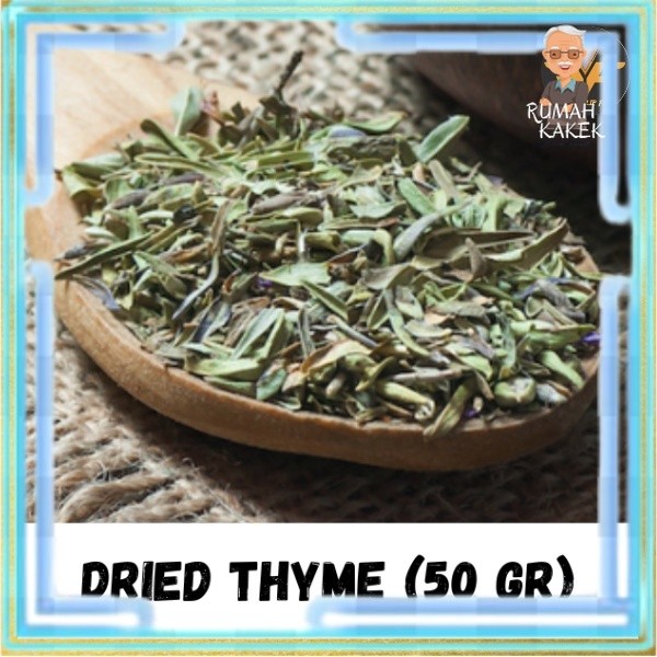 

Dried Thyme 50 Gram Daun Thyme Kering Pilihan Premium Asli 100% Murni Bumbu Rempah Masakan Dapur TERMURAH TERLARIS