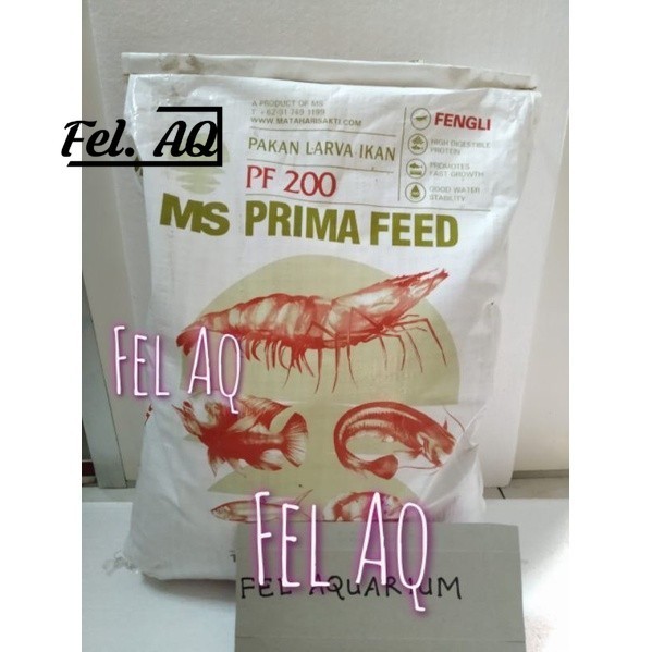 Pelet Prima Feed 200 10kg 1 Karung 10 Kg PF 200 Pakan Ikan Udang Burayak