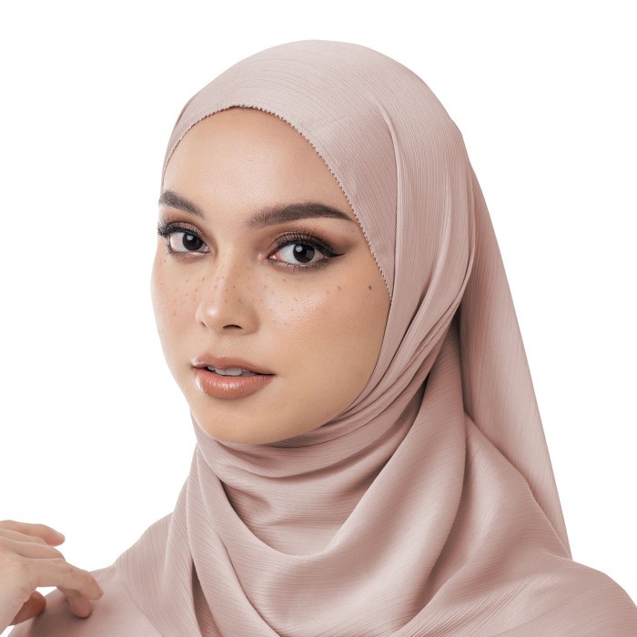 ✨BISA COD✨ - Duha Silk Pashmina - Fuchsia