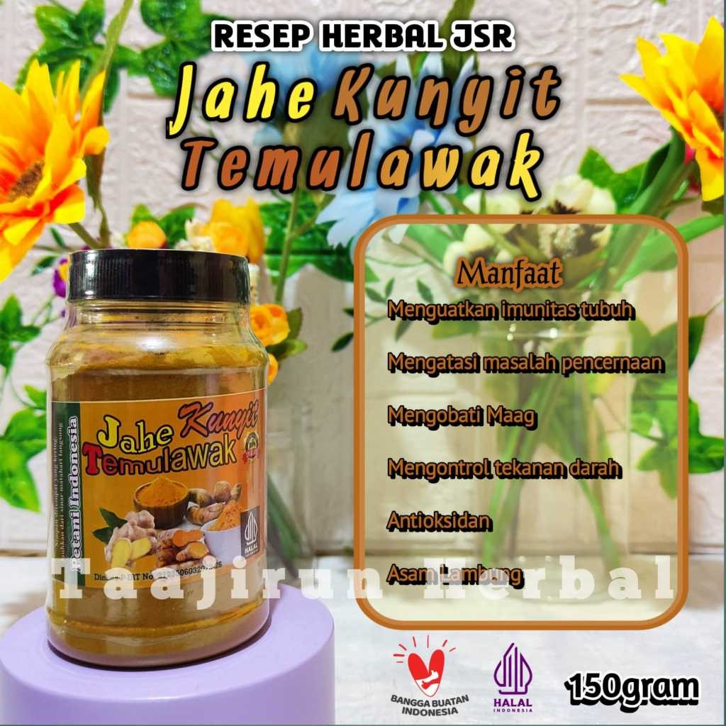 

Ramuan Herbal JSR Jahe Kunyit dan Temulawak antioksidan 150gr