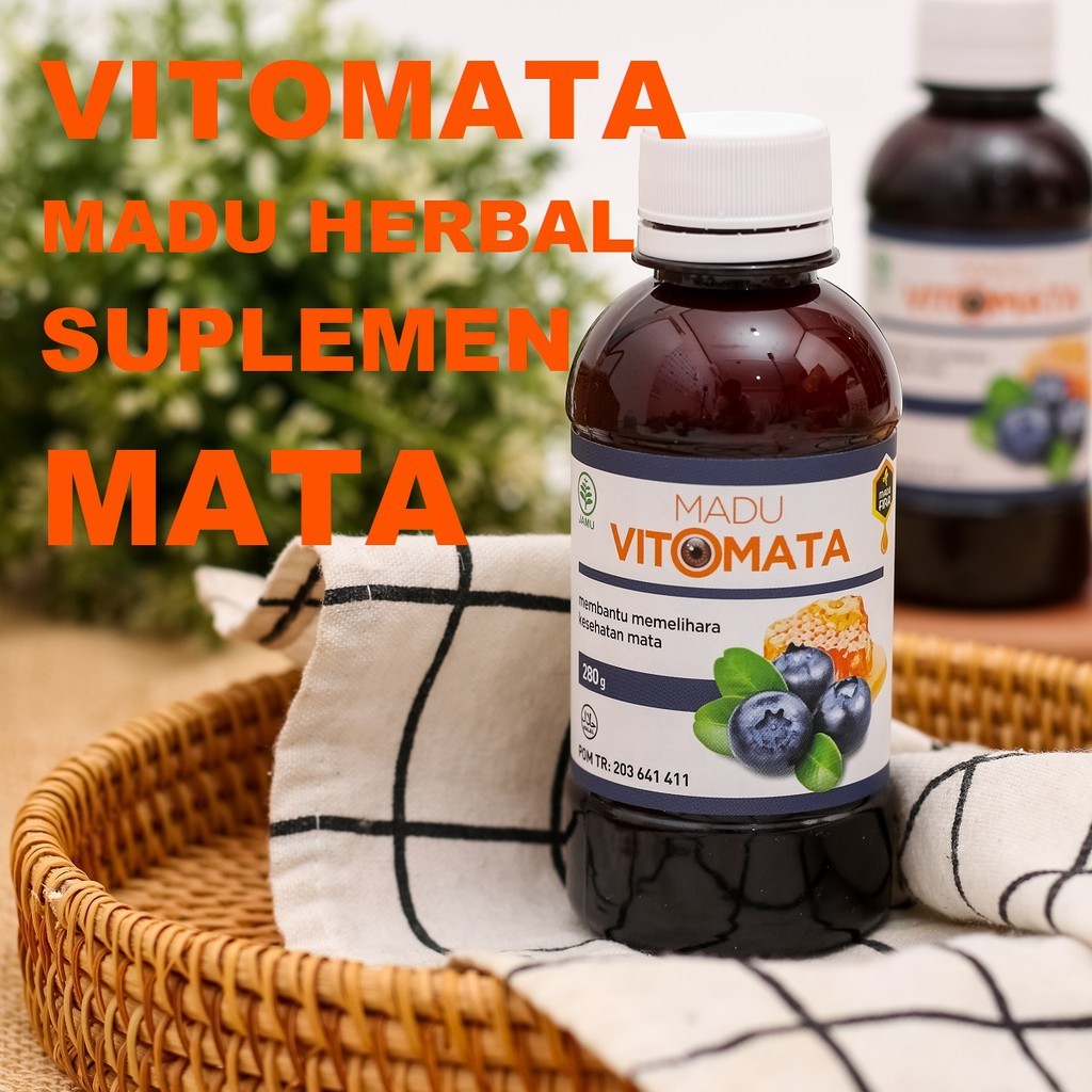 

Vitomata Madu Herbal Kesehatan Mata Minus Katarak dan Glaukoma