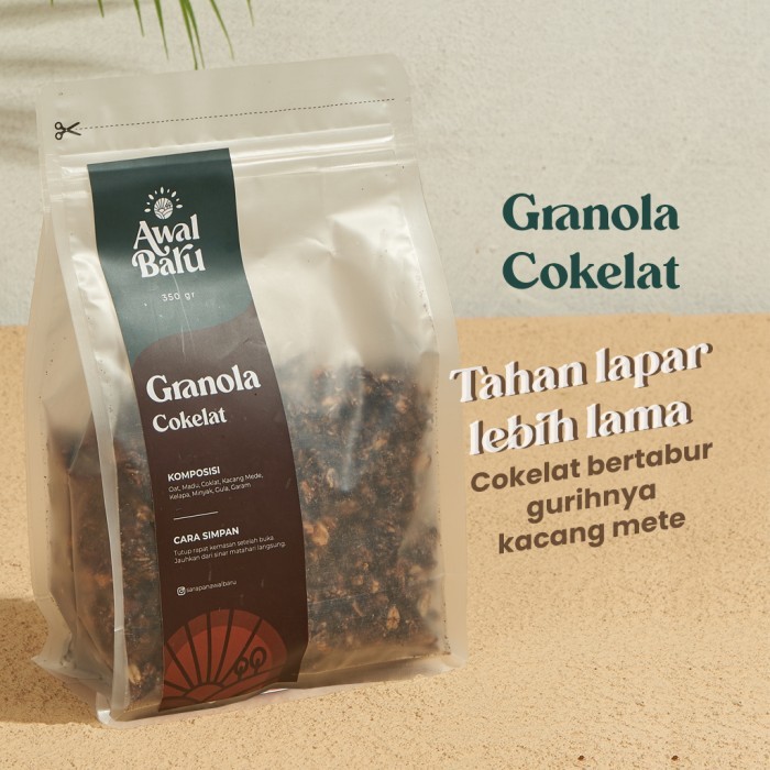 

Granola Awal Baru Rasa Cokelat-Sarapan Sehat,Oven Baked,High Quality