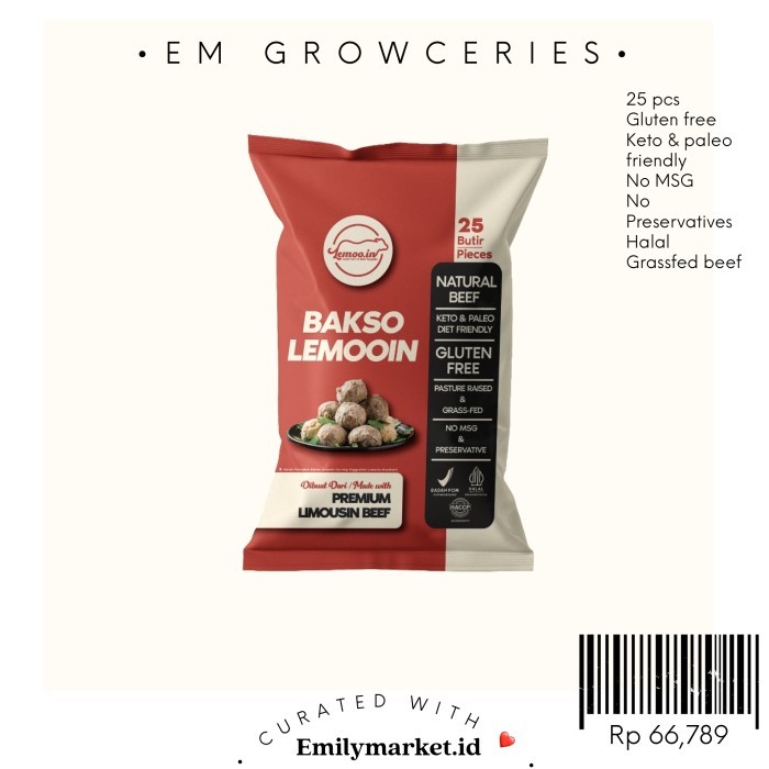 

Bakso Sapi Gluten Free by Lemoo.in - Lemoo