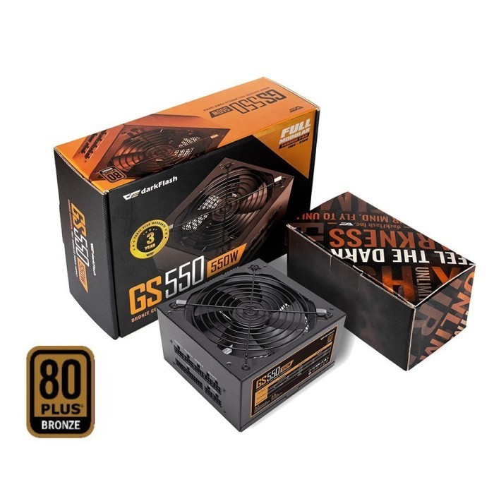 AIGO DarkFlash GS Series GS550 / GS 550 - 550W 80+ Bronze Full Modular