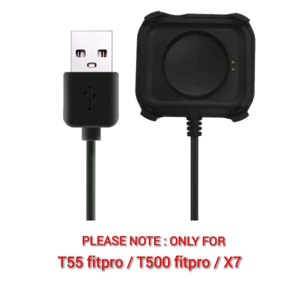 Kabel CASAN Charger Smartwatch SERIES T500 / T55 / T500+ SERIES 7 (APLIKASI FITPRO)