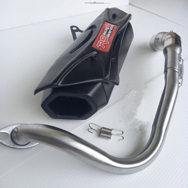 Exhaust Racing R9 MSN MSN MSN Fz150i Rsx 150 Rs150 Rs150r Y15zr Xsr 155 R15 v3 v4